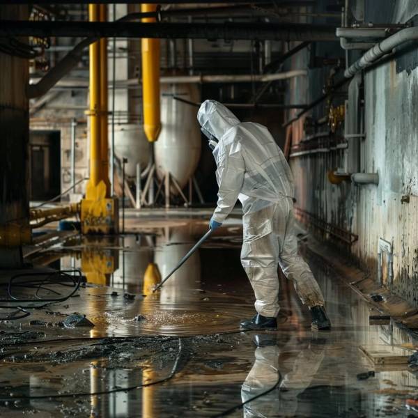 sewage damage cleanup